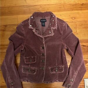 Sally Mack Girl”s (M) 7/8 Corduroy Jacket